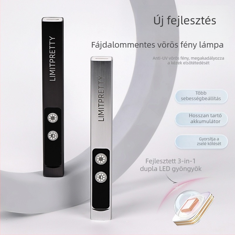Kézben tartható körömlámpa, hordozható gyors-szárítású, beépített akkumulátorral, modell: One Word Nail Art Lamp