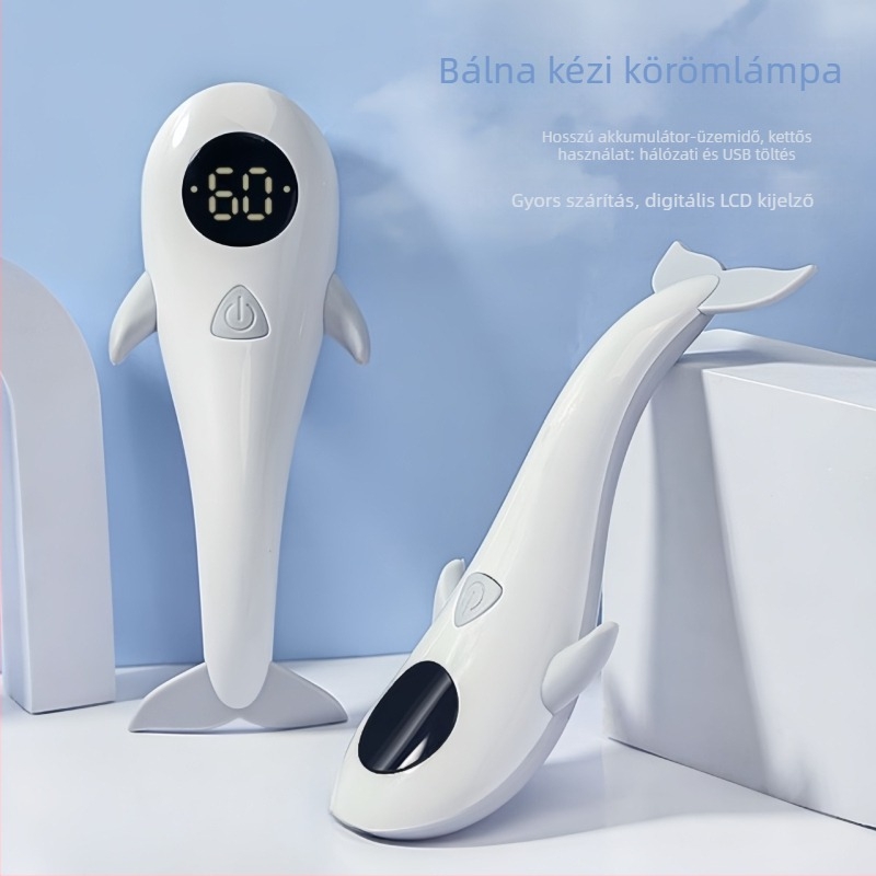 Kézi UV/LED körömlámpa kijelzővel, újratölthető, kompakt, gyors száradás géllakhoz, otthoni használatra