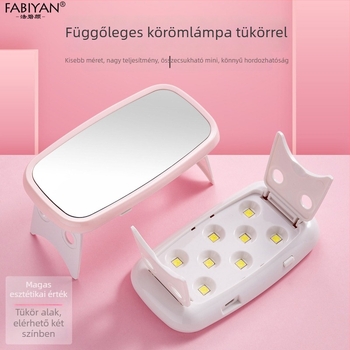 Fabiyan Mini egér alakú körömlámpa USB LED UV-fénnyel