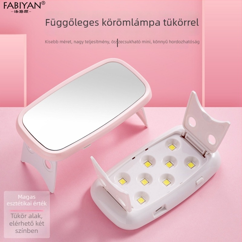 Fabiyan Mini egér alakú körömlámpa USB LED UV-fénnyel