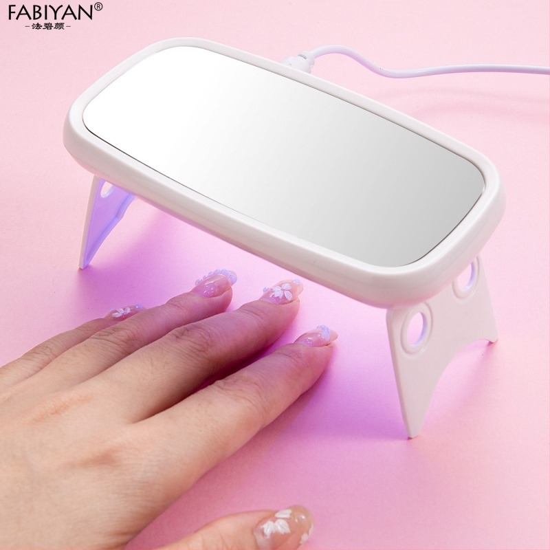 Fabiyan Mini egér alakú körömlámpa USB LED UV-fénnyel