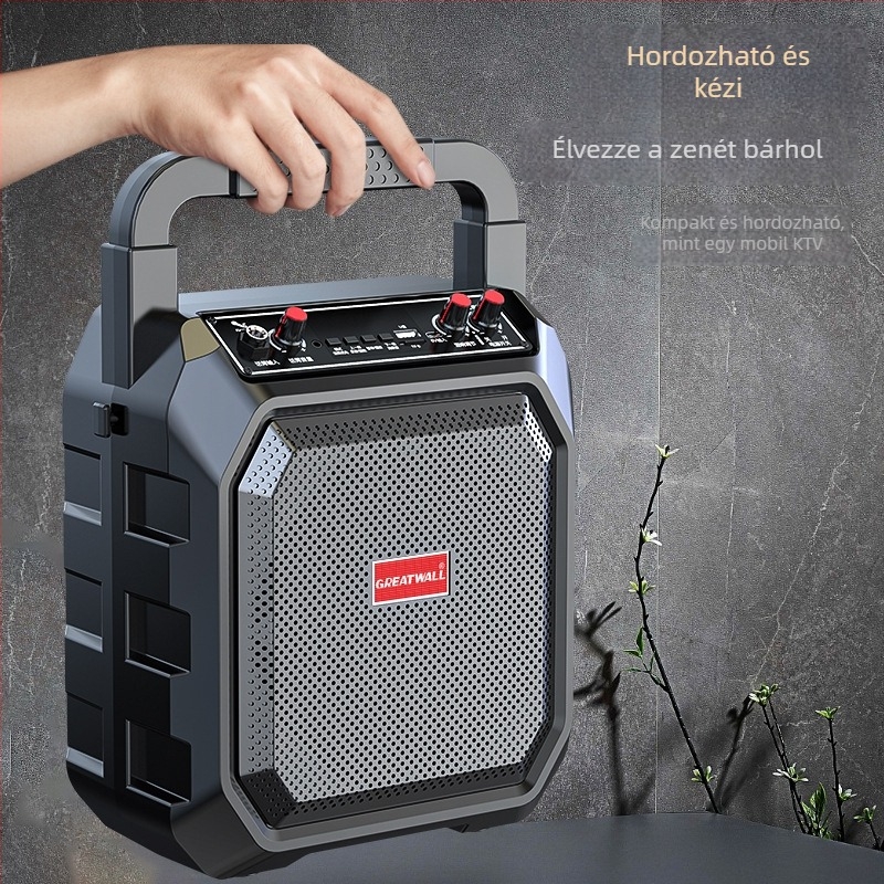 Bluetooth hangszóró — beépített akkumulátor, Bluetooth 5.1, 10W, 60 Hz–15 kHz, SNR ≥85 dB