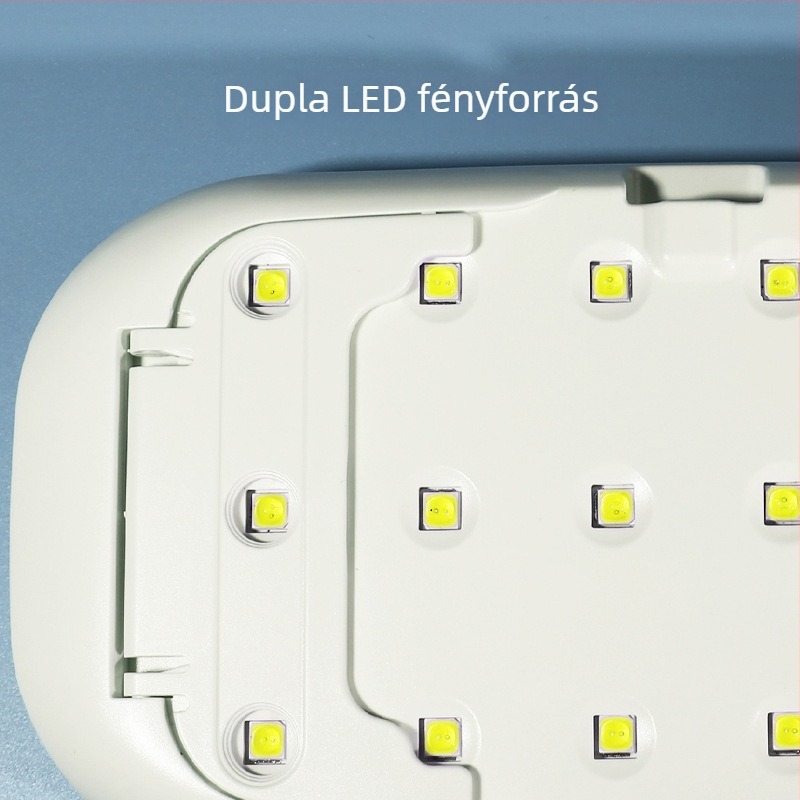 UV köröm-gyógyító lámpa YL018-1, 24W, USB-C tápellátás, 365+405 nm tartomány
