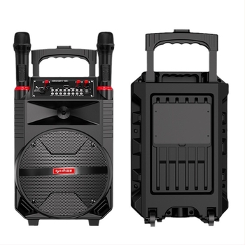 Guoai N1 Square Dance Bluetooth hangszóró beépített 2000–4000mAh akkumulátorral, 30W, Bluetooth 5.0, 10 m hatótávolság, vezeték nélküli mikrofonnal