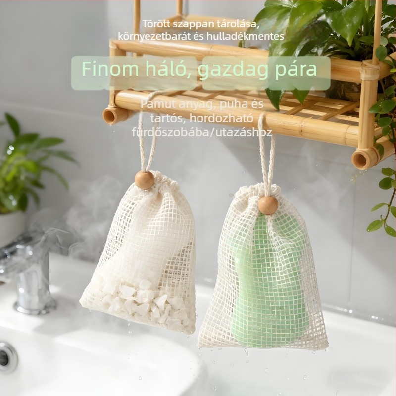 Friendly pamutszál habosító háló arctisztításhoz – otthoni használatra, standard