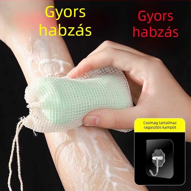 Friendly pamutszál habosító háló arctisztításhoz – otthoni használatra, standard