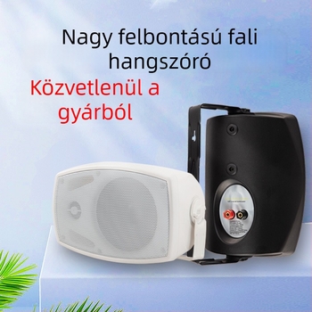 Fali PA hangszóró állandó impedanciával és állandó feszültséggel üzleteknek, szupermarketeknek, bevásárlóközpontoknak és konferenciáknak