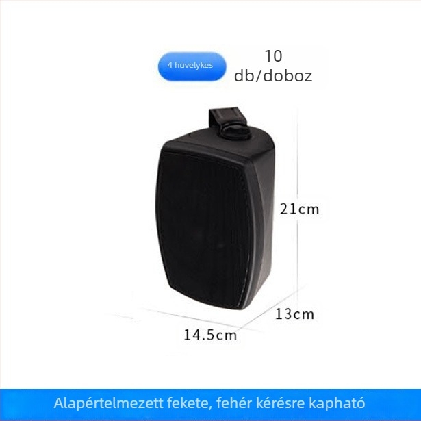 Fali PA hangszóró állandó impedanciával és állandó feszültséggel üzleteknek, szupermarketeknek, bevásárlóközpontoknak és konferenciáknak