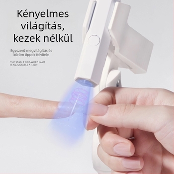 Körömlakk-szárító lámpa állvány – 360°-os forgó multifunkcionális tartó manikűr eszközökhöz, modell Manicure tools, termékkód 1