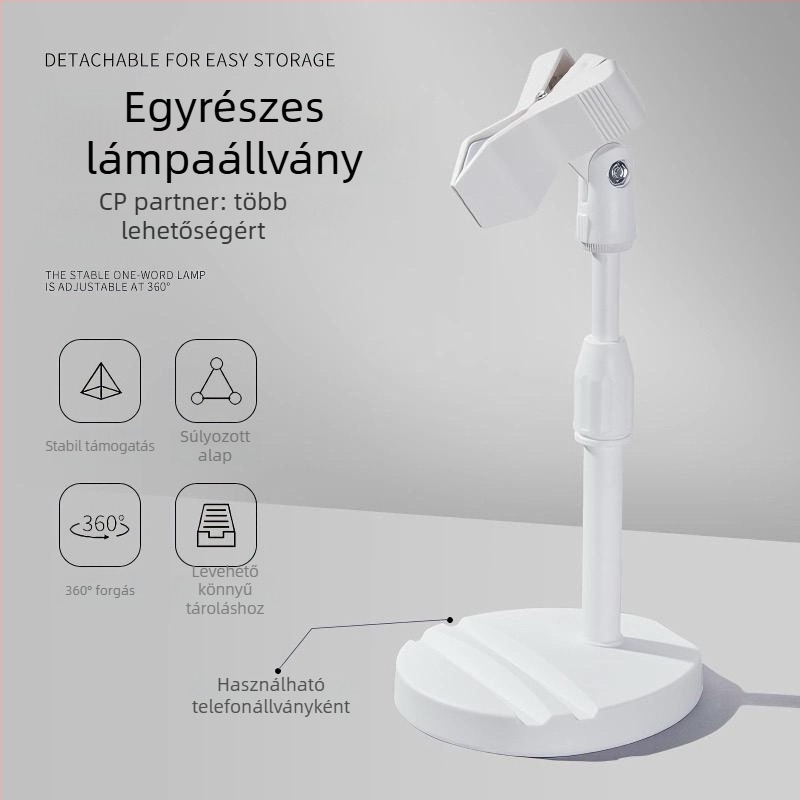 Körömlakk-szárító lámpa állvány – 360°-os forgó multifunkcionális tartó manikűr eszközökhöz, modell Manicure tools, termékkód 1