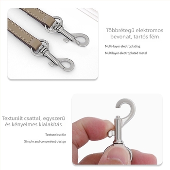 Coach Rowan18/25 Bostonhoz vállpánt – Mingguhui, állítható crossbody átalakítás, valódi bőr, kopásálló, poggyász-kiegészítő