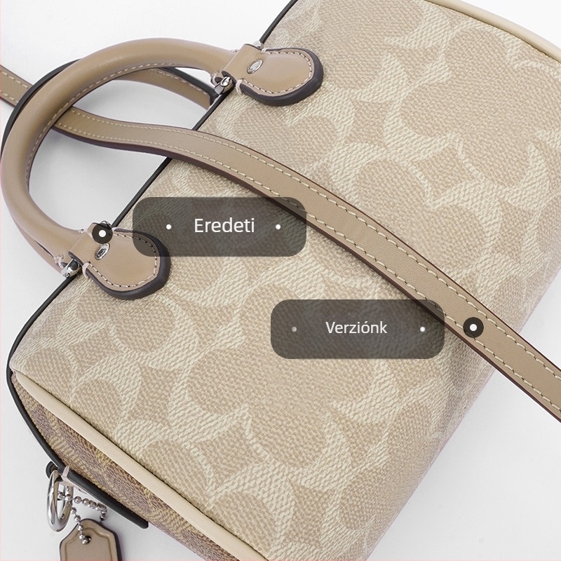 Coach Rowan18/25 Bostonhoz vállpánt – Mingguhui, állítható crossbody átalakítás, valódi bőr, kopásálló, poggyász-kiegészítő