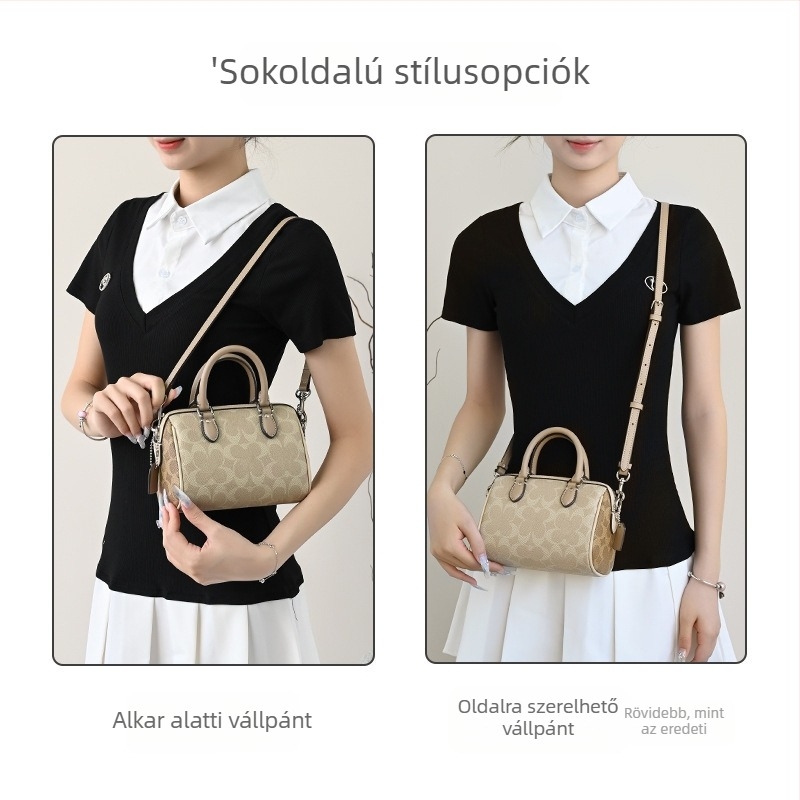 Coach Rowan18/25 Bostonhoz vállpánt – Mingguhui, állítható crossbody átalakítás, valódi bőr, kopásálló, poggyász-kiegészítő