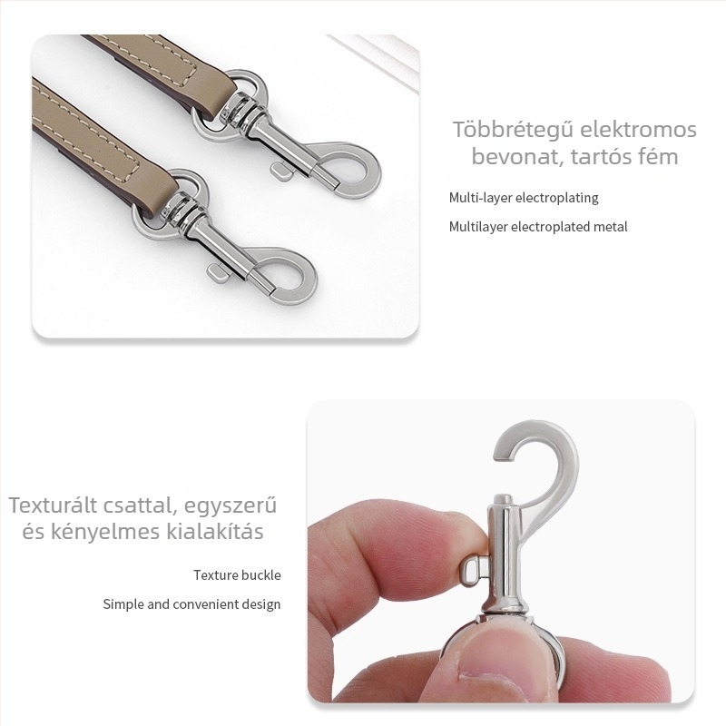 Coach Rowan18/25 Bostonhoz vállpánt – Mingguhui, állítható crossbody átalakítás, valódi bőr, kopásálló, poggyász-kiegészítő