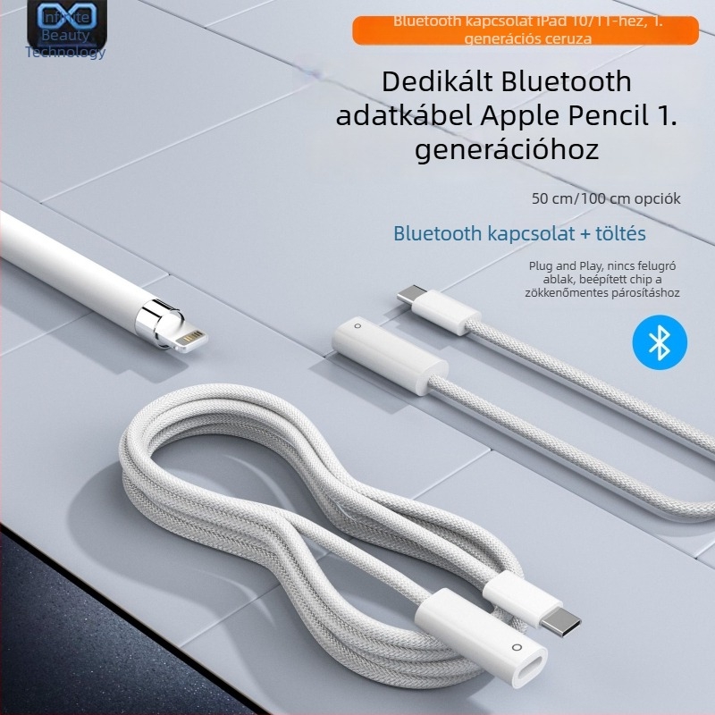 Apple Pencil (1. generáció) töltőkábel iPadhez (10. és 11. generáció)