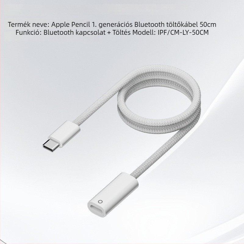 Apple Pencil (1. generáció) töltőkábel iPadhez (10. és 11. generáció)
