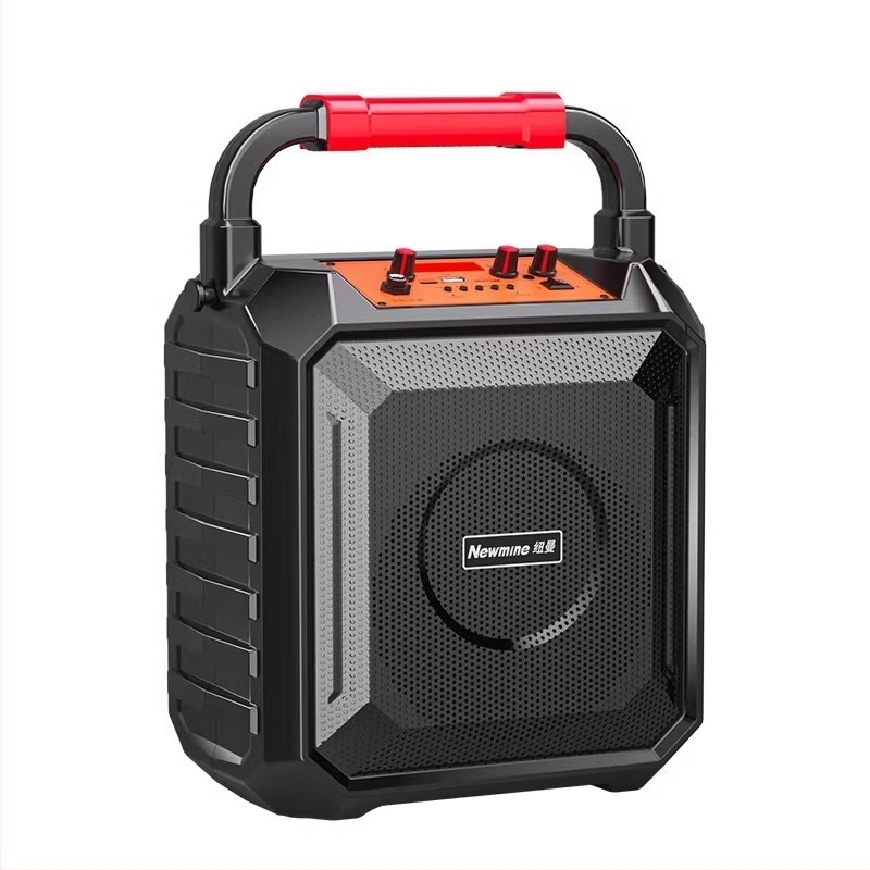 Newman hordozható Bluetooth hangszóró kültéri használatra és karaokehoz, 18W, Bluetooth 5.0, akkumulátor 4000-6000 mAh, frekvencia 80 Hz-18 kHz, SNR ≥75 dB