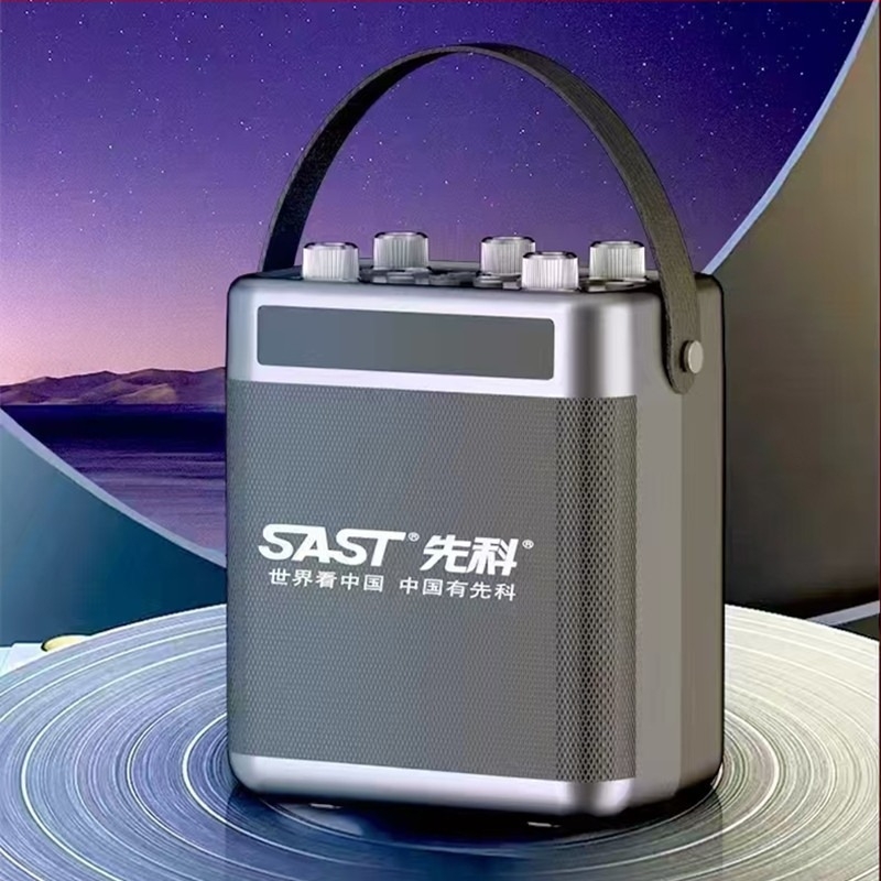 Kültéri karaoke Bluetooth hangszóró, hordozható, 30W, beépített 6000mAh akkumulátor, Bluetooth 5.3, 20Hz–20kHz, SNR ≥70dB