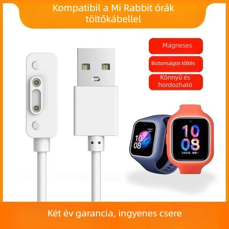 Mágneses töltő- és adatkábel Mi Rabbit 5C gyerekeknek szóló okosórához; kompatibil Xiaoxun Y2/S3