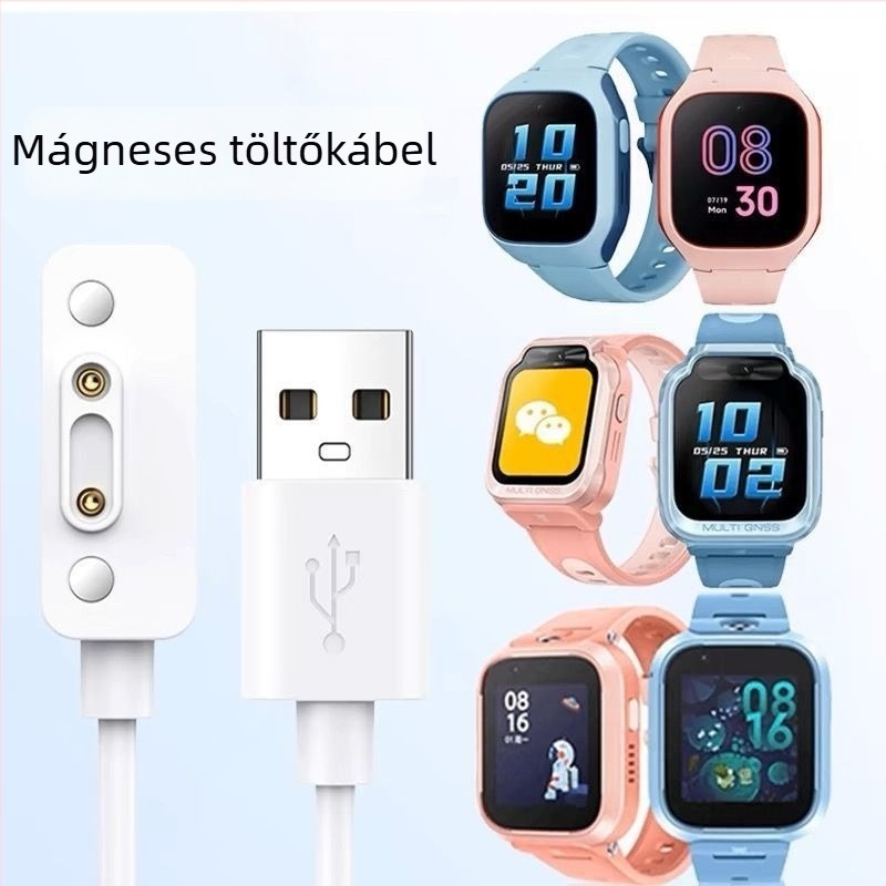 Mágneses töltő- és adatkábel Mi Rabbit 5C gyerekeknek szóló okosórához; kompatibil Xiaoxun Y2/S3