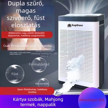 Levegőtisztító dohányzóhelyiségek és irodák számára — Formaldehid eltávolítás, 330 m³/h, ≤36 dB, 10 m² hatókör, Kompozit szűrő