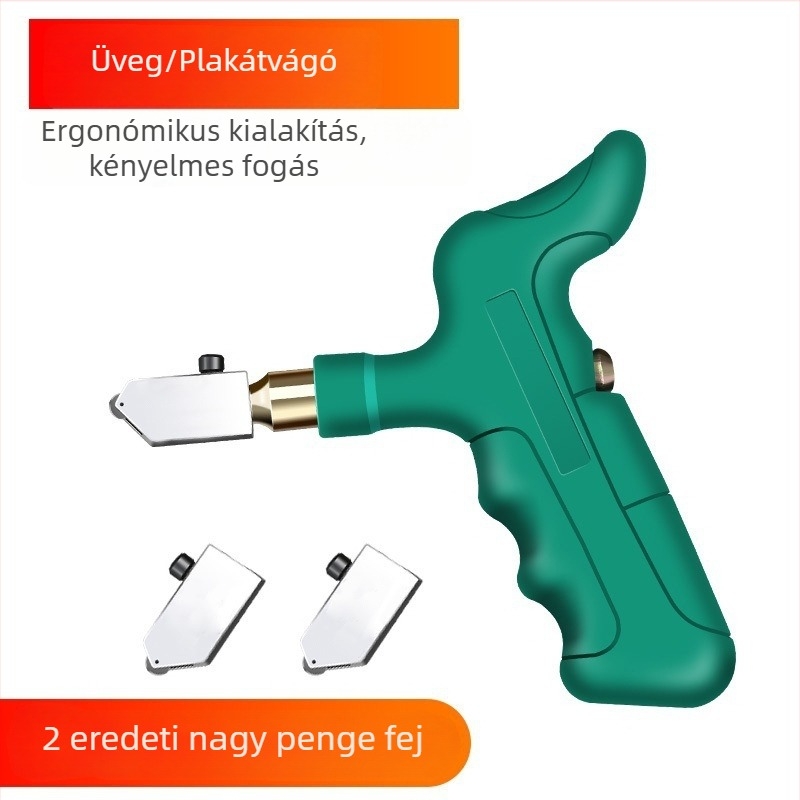 Kézi csempe- és üvegvágó kerámiához – éljelölő és vágóeszköz