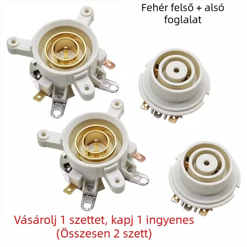 Univerzális elektromos teáskanna alap hőmérsékletszabályozó kapcsolóval, csatlakozóval és csatlakozó aljzattal