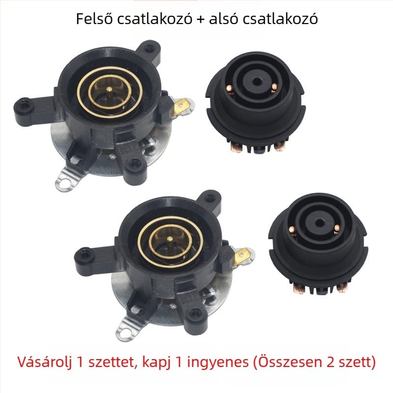 Univerzális elektromos teáskanna alap hőmérsékletszabályozó kapcsolóval, csatlakozóval és csatlakozó aljzattal