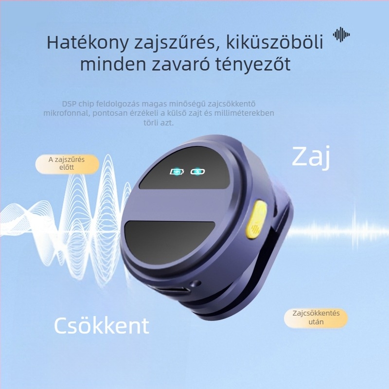 Lavalier mikrofonrendszer élő közvetítéshez, SX21 — 20 Hz–20 kHz, SNR ≥75 dB, beépített 800–1000 mAh akkumulátor, ABS ház, újratölthető