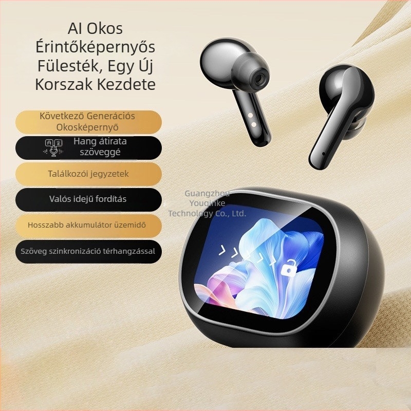 AI Fordítás Fülhallgató - valós idejű szimultán tolmácsolás, kétirányú bilaterális beszélgetés, iOS-kompatibilis