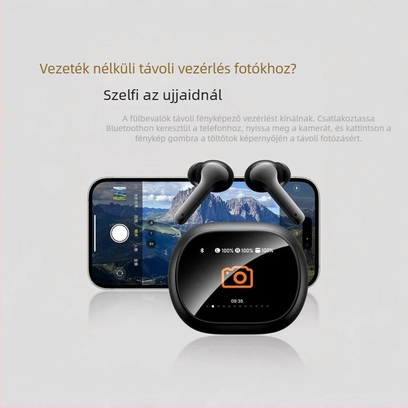 AI Fordítás Fülhallgató - valós idejű szimultán tolmácsolás, kétirányú bilaterális beszélgetés, iOS-kompatibilis