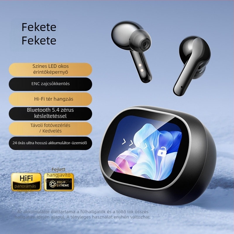 AI Fordítás Fülhallgató - valós idejű szimultán tolmácsolás, kétirányú bilaterális beszélgetés, iOS-kompatibilis