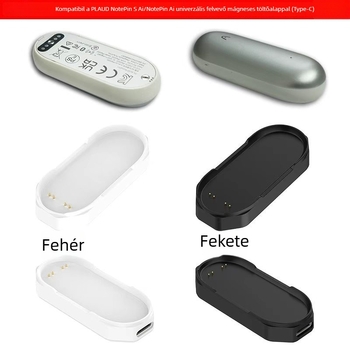 PLAUD Notepin AI Mágneses Töltőalap – Interfész: Mágneses; Modell: P-Notepin Charging Base; Termékszám: XLF260107908; Márka: Neutral; Kompatibilis: PLAUD Notepin AI