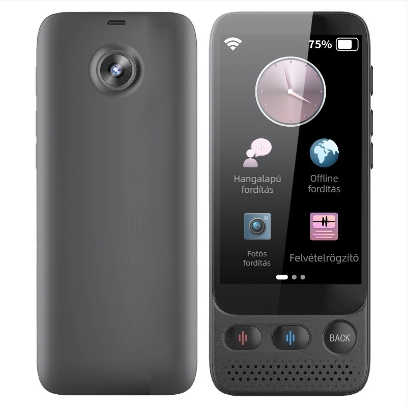 Offline okos fordító S09 – többnyelvű beszéd- és képi fordítás egyidejű tolmácsolással