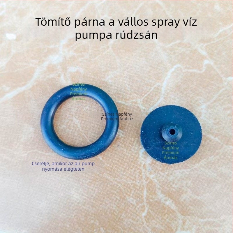 Vállon hordozható permetező, 5 literes kapacitás, légpumpa, leeresztő szelep, permetezőcső