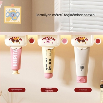 Falihoz rögzíthető fogkrém kinyomó és arctisztító klip, Keeping safe, általános felhasználás, 2 stílus