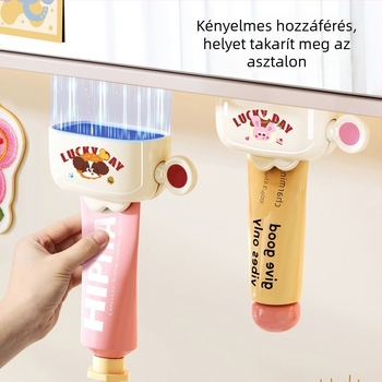 Falihoz rögzíthető fogkrém kinyomó és arctisztító klip, Keeping safe, általános felhasználás, 2 stílus