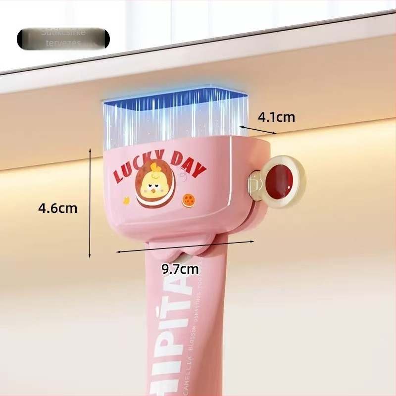 Falihoz rögzíthető fogkrém kinyomó és arctisztító klip, Keeping safe, általános felhasználás, 2 stílus