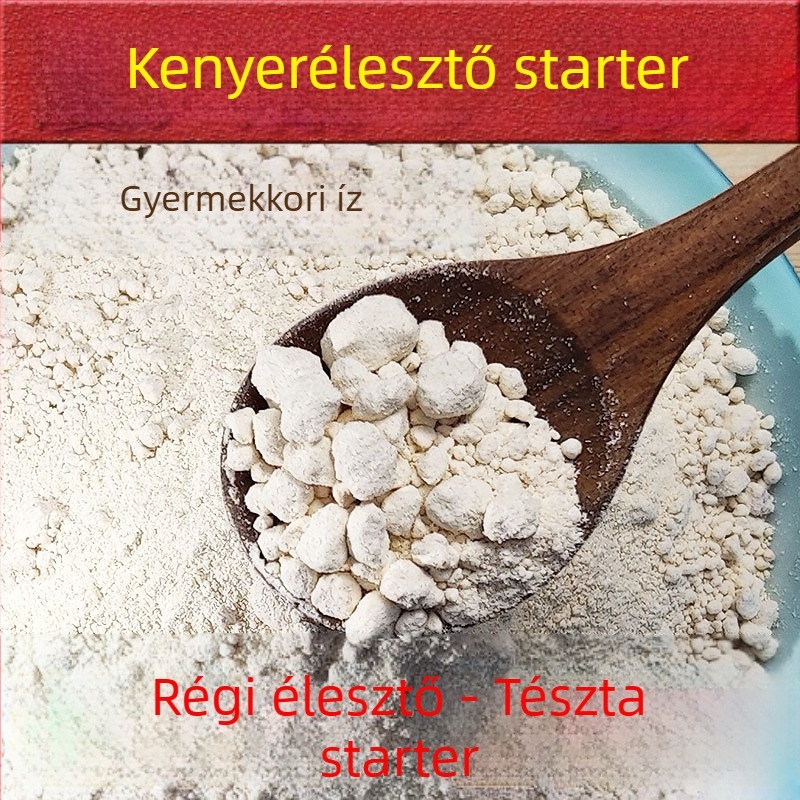 Régi tészta starter – hagyományosan kézzel készített, fermentációhoz és gőzölt zsemlékhez