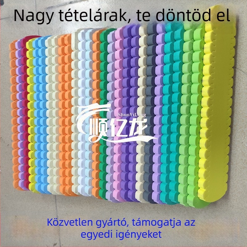 EVA habszivacs keresztszemes tekerőtábla, 10 mm vastagság, sűrűség 38