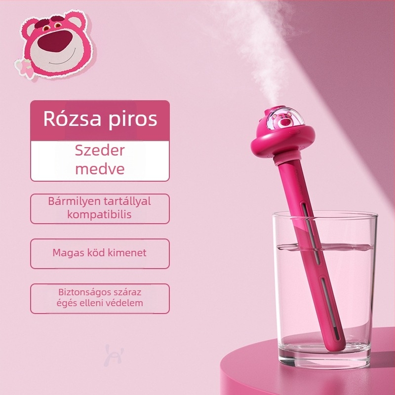 Otthoni hangtalan asztali párásító – 21–30 m², tartály 1,0–2,5 L, 1 köd kijárat, zaj 36–45 dB, USB / száraz elem / beépített tápegység