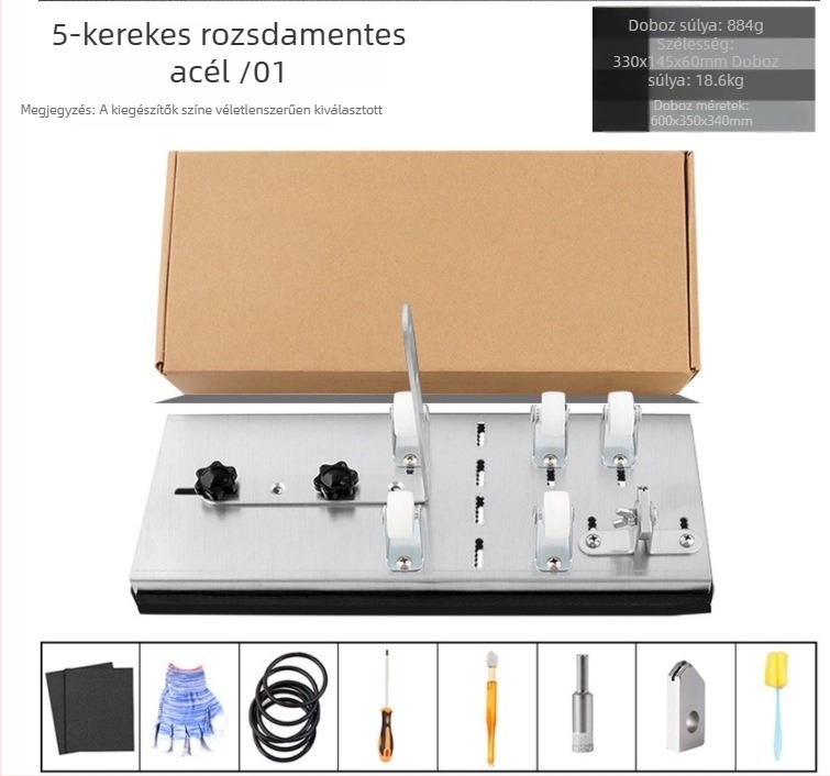 Gördülő üveg kés az üvegpalackok vágásához, DIY eszköz