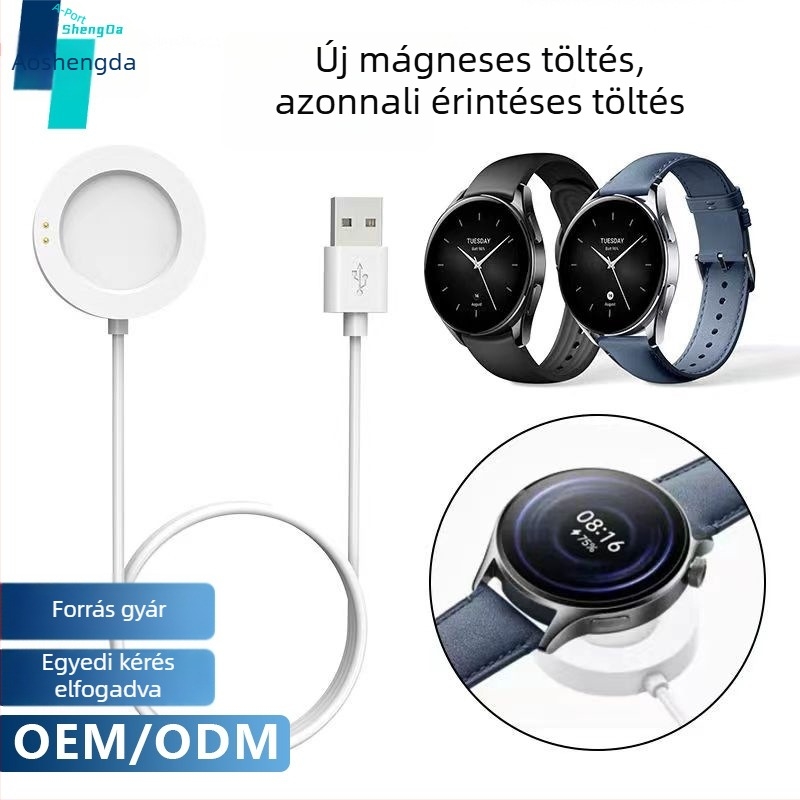 Watch S2 mágneses töltőállvány – Aoshengda, kompatibil Watch S2-vel, Xiaomi adatkábel