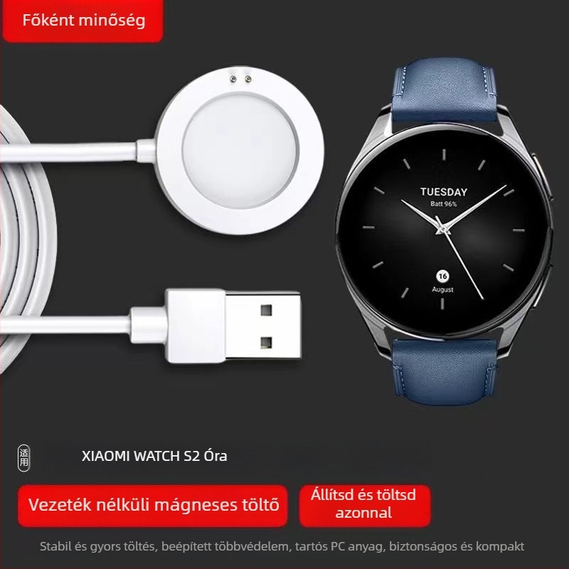Watch S2 mágneses töltőállvány – Aoshengda, kompatibil Watch S2-vel, Xiaomi adatkábel