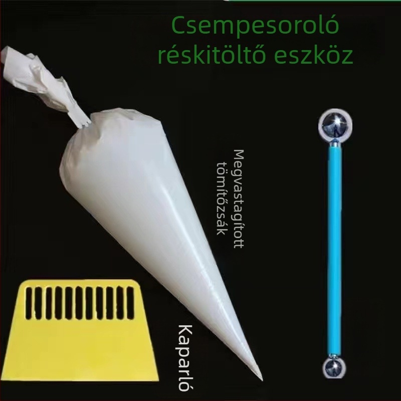 Műanyag tömítő és hézagkitöltő zacskók kültéri falakhoz, 50 db