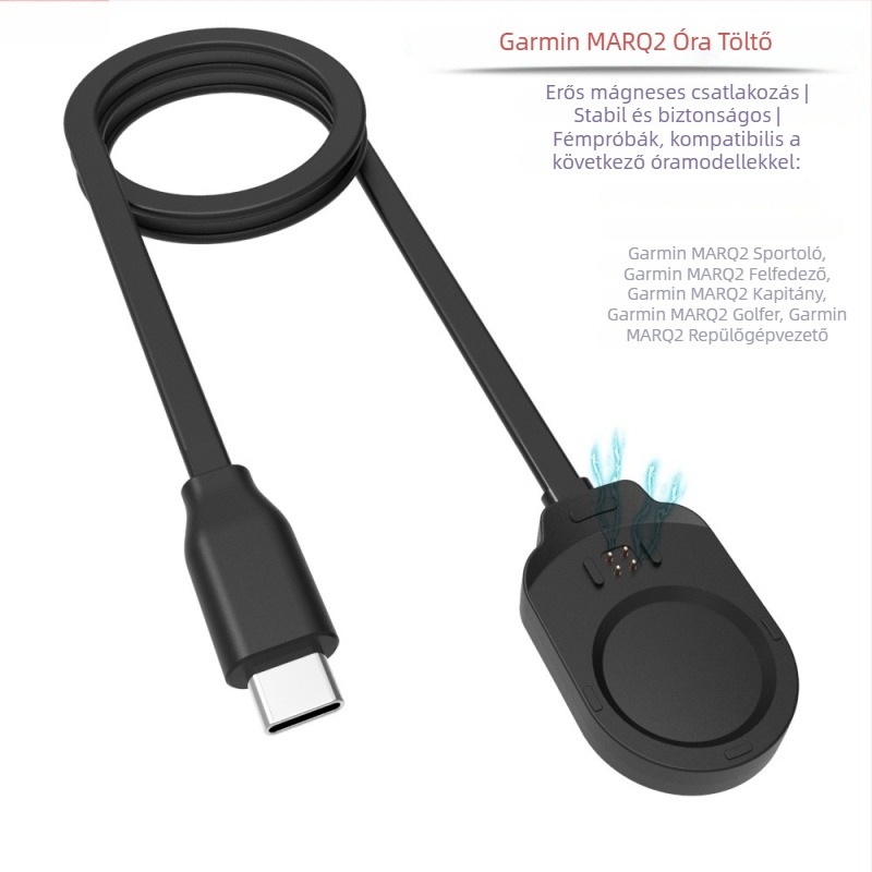 Garmin MARQ Gen2 mágneses USB-C gyors töltőkábel okosórához