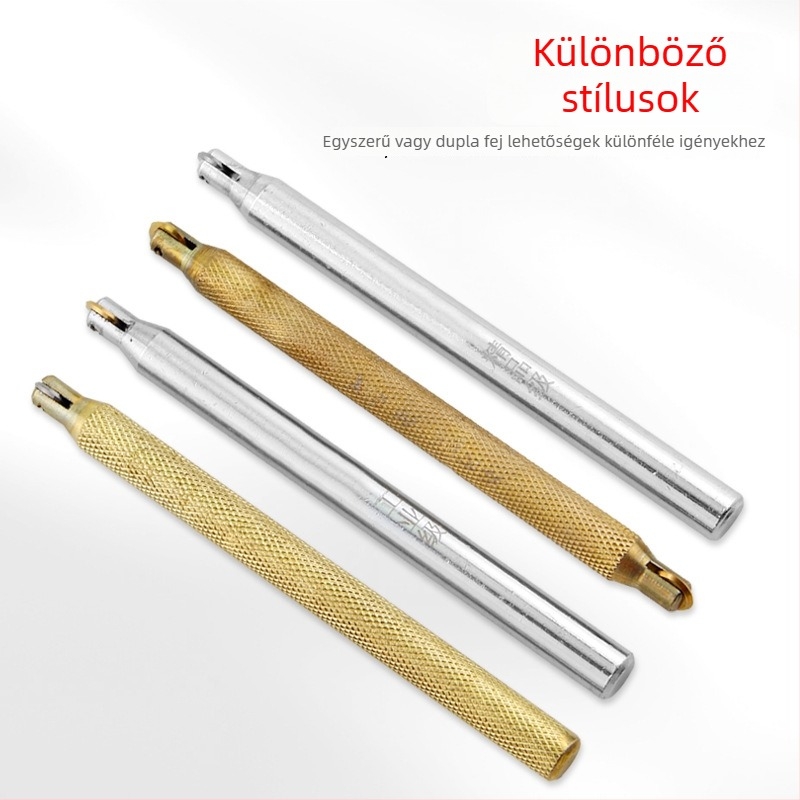 Kézi csempevágó készülék kés-kerekével üveg és csempe számára — Push knife típus, különleges ötvözet