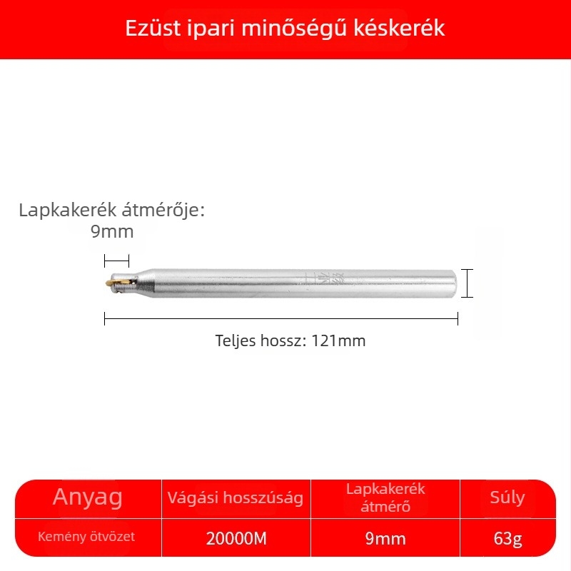 Kézi csempevágó készülék kés-kerekével üveg és csempe számára — Push knife típus, különleges ötvözet