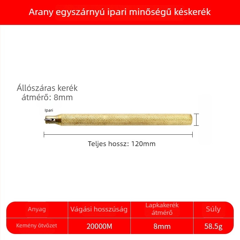 Kézi csempevágó készülék kés-kerekével üveg és csempe számára — Push knife típus, különleges ötvözet