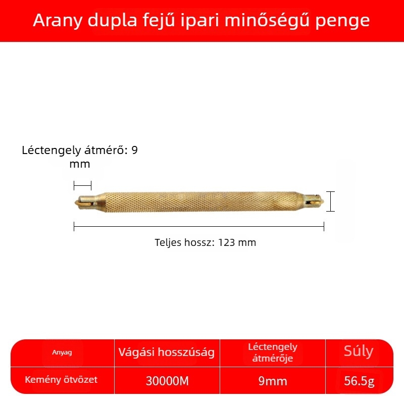 Kézi csempevágó készülék kés-kerekével üveg és csempe számára — Push knife típus, különleges ötvözet